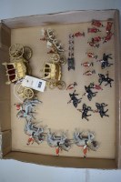 Lot 1658 - A Britains cold painted Coronation coach and...