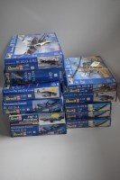 Lot 1675 - Revell 1:48 scale aircraft. (11)