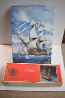 Lot 1676 - Heller 1:100 scale H.M.S. Victory; Modellismo...
