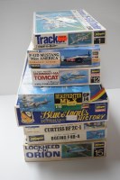 Lot 1701 - Hasegawa model constructor kits, aircraft in...