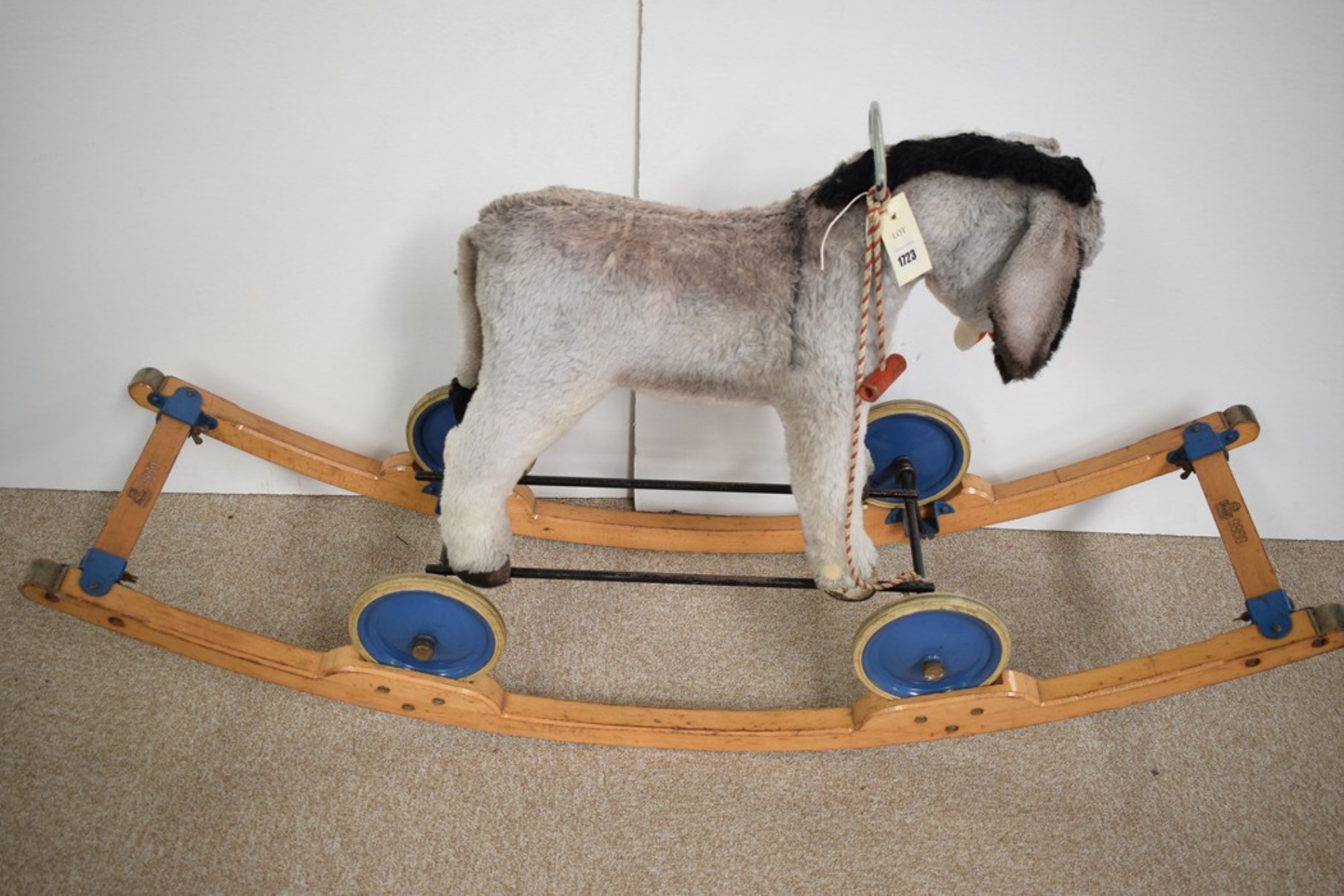 steiff donkey pull toy