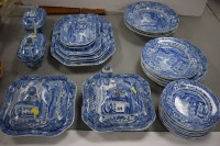 Lot 329 - Copeland Spode Italian pattern ceramics, to...