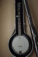 Lot 371 - An Orzark five-string banjo with...