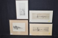 Lot 543 - Etchings, by Rowland Longmaid comprising -...