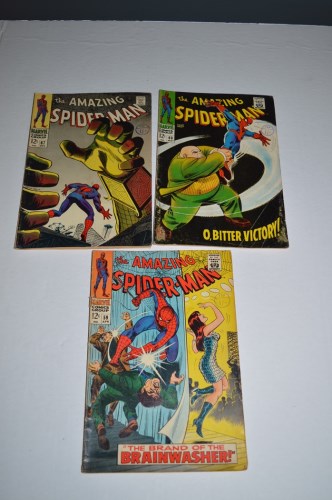 Lot 1029 - The Amazing Spider-Man: 59, 60 and 67.