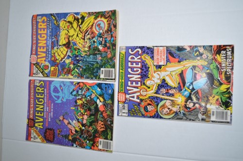 Lot 1067 - The Avengers King-Size Annual: 6, 7 and 8.