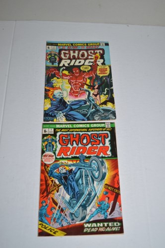 Lot 1087 - Ghost Rider: no.1 (September 1973) and no.2...