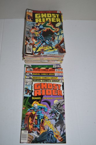 Lot 1090 - Ghost Rider: a near complete run from 31-78.