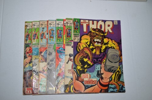 Lot 1093 - The Mighty Thor: 155, 168, 170, 171, 172, 173...