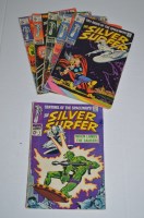 Lot 1131 - The Silver Surfer; 2, 4, 10, 13, 14 and 17.
