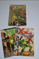 Lot 1150 - X-Men (first series): 29, 55, 60, 61, 62, and 64.