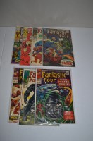 Lot 1217 - Fantastic Four: 57, 61, 64, 65, 73, 75 and 100.