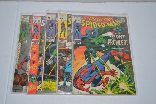 Lot 1260 - The Amazing Spider-Man: 78, 91, 93, 96 and 97.