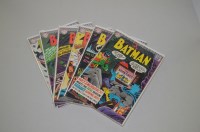 Lot 1438 - Batman: 183, 184, 186, 188, 189, and 190.