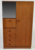 Lot 1022 - Avalon: a teak tall chest of six drawers, 61 x...