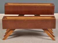 Lot 1074 - Two 1960's plant troughs, 99 x 60cms and 98 x...