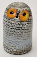 Lot 1076 - Oiva Toikka for iittala: a glass barn owl, 15cms.