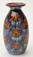 Lot 1098 - Anita Harris Art Pottery: a vase, of oval form...