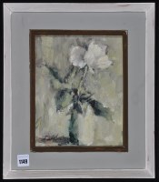 Lot 1149 - Attributed to Edward Charles - white flower in...