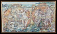 Lot 1160 - Artist Unknown - amphoras and nudes,...