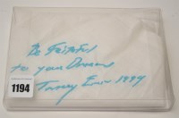 Lot 1194 - Tracey Emin - ''Be faithful to your dreams'',...