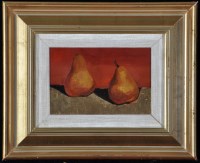 Lot 1212 - Margaret McGavin - ''Pears on Gold'', unsigned,...