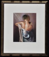 Lot 1229 - *** Rodrigo - study of a seated woman in white...