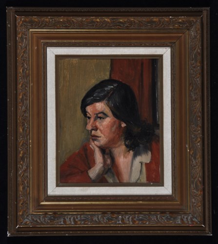 Lot 1236 - Alfred Bladen - '''Portrait Study of Maria'',...