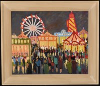 Lot 1247 - Michael Quirke - ''Hampstead Fair'', signed...