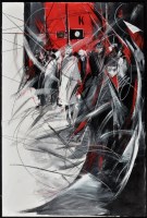 Lot 1258 - Marco Tamburro - abstract figure composition,...