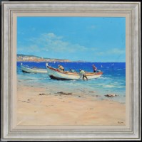Lot 1286 - Allan Nelson - ''Coming Ashore'', signed, with...