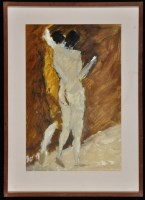 Lot 1291 - Rose Hilton - ''Couple'' - a figure study,...