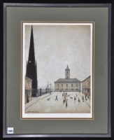 Lot 1309 - After Laurence Stephen Lowry - The Old Town...