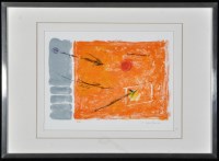 Lot 1310 - After Tony Harrison - abstract composition,...