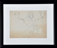 Lot 1323 - Robert Oscar Lenkiewicz - three figures,...