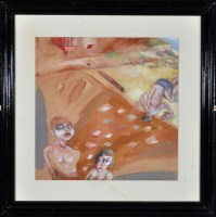 Lot 1338 - Mike Clay - ''Reef'', signed inscribed and...