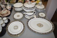 Lot 328 - A Wedgwood part dinner service, in 'Runnymede'...
