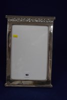 Lot 103 - A silver mounted picture frame, by B* (makers...
