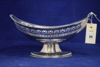 Lot 111 - A silver fruit bowl, by James Dixon & Co.,...