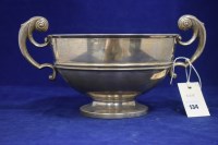 Lot 134 - A silver rose bowl, by Walker & Hall,...