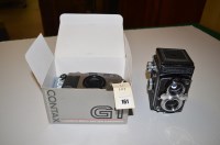 Lot 161 - A Yashica-D TLR camera, with 80mm Copal MXV...