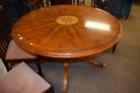 Lot 614 - A reproduction Regency style circular centre...