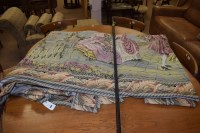 Lot 659 - A modern machine-made tapestry wall hanging,...