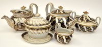Lot 104 - English early 19th Century tea wares,...