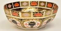 Lot 117 - Royal Crown Derby octagonal bowl, with 'Old...