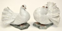 Lot 138 - Pair of Rosenthal models of courting doves,...