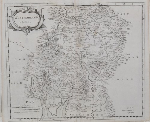 Lot 144 - Robert Morden (1650-1703) ''Northumberland'', '...
