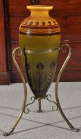 Lot 264 - Bretby & Samuel Heath: an amphora-form vase,...