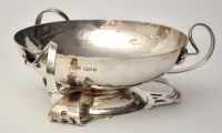 Lot 277 - An Edward VII silver three-handled bowl, by...