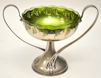Lot 318 - A WMF two-handle fruit stand, the bowl with...